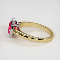 2.03 Ct. Ruby Ring, 14K White & Yellow 4