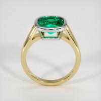 2.45 Ct. Emerald Ring, 18K White & Yellow 3