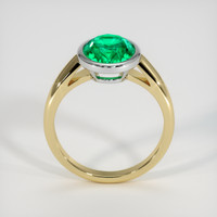 2.29 Ct. Emerald Ring, 18K White & Yellow 3