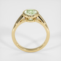 1.53 Ct. Greenish Yellow Sapphire Ring, 10K Yellow Gold 3