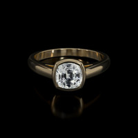 1.79 Ct. Green Sapphire Ring, 10K Yellow Gold 1