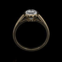 1.79 Ct. Green Sapphire Ring, 10K Yellow Gold 3