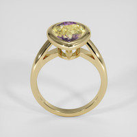 4.87 Ct. Bi Color Ametrine Ring, 14K Yellow Gold 3