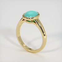 1.30 Ct. Gemstone Ring, 14K Yellow Gold 2