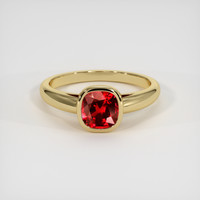 1.31 Ct. Ruby Ring, 14K Yellow Gold 1