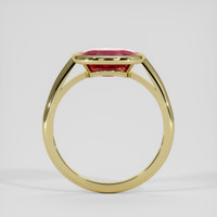 6.82 Ct. Pinkish Red Ruby Ring, 14K Yellow Gold 3