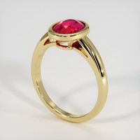 2.03 Ct. Ruby Ring, 14K Yellow Gold 2