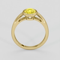 1.35 Ct. Yellow Sapphire Ring, 14K Yellow Gold 3
