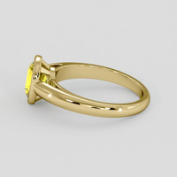1.35 Ct. Yellow Sapphire Ring, 14K Yellow Gold 4