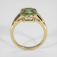 3.35 Ct. Yellowish Green Sapphire Ring, 14K Yellow Gold 3