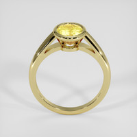 3.02 Ct. Yellow Sapphire Ring, 14K Yellow Gold 3