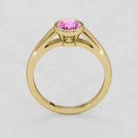 2.02 Ct. Pink Sapphire Ring, 14K Yellow Gold 3