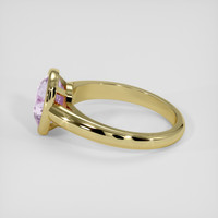 2.56 Ct. Pinkish Purple Sapphire Ring, 14K Yellow Gold 4