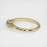 0.74 Ct. Sapphire Ring, 14K Yellow Gold 4