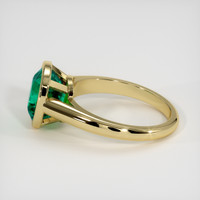 2.79 Ct. Emerald Ring, 18K Yellow Gold 4