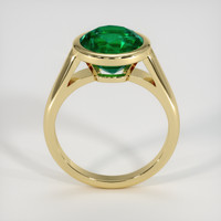 3.42 Ct. Emerald Ring, 18K Yellow Gold 3