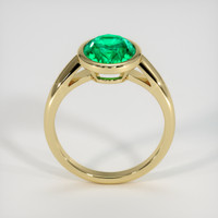 2.29 Ct. Emerald Ring, 18K Yellow Gold 3