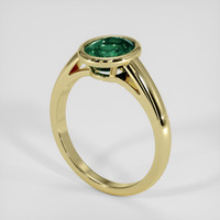 1.76 Ct. Emerald Ring, 18K Yellow Gold 2