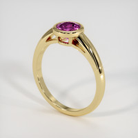 0.88 Ct. Gemstone Ring, 18K Yellow Gold 2