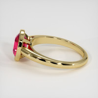 2.03 Ct. Ruby Ring, 18K Yellow Gold 4