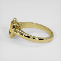 2.07 Ct. Yellow Sapphire Ring, 18K Yellow Gold 4
