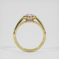 2.56 Ct. Pinkish Purple Sapphire Ring, 18K Yellow Gold 3