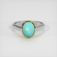 1.30 Ct. Gemstone Ring, 14K Yellow & White 1