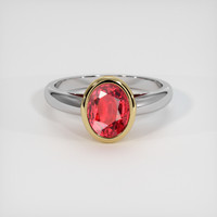 1.83 Ct. Gemstone Ring, 14K Yellow & White 1