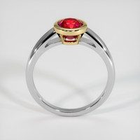 1.39 Ct. Ruby Ring, 14K Yellow & White 3