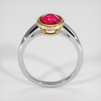 2.03 Ct. Ruby Ring, 14K Yellow & White 3