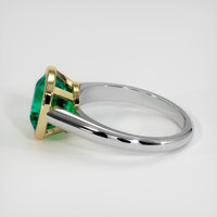 2.79 Ct. Emerald Ring, 18K Yellow & White 4