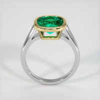 2.45 Ct. Emerald Ring, 18K Yellow & White 3