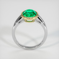 2.29 Ct. Emerald Ring, 18K Yellow & White 3