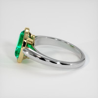 2.29 Ct. Emerald Ring, 18K Yellow & White 4