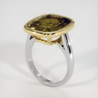 11.16 Ct. Gemstone Ring, 18K Yellow & White 2