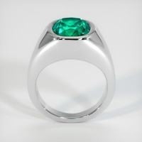 4.09 Ct. Emerald Ring, Platinum 950 3