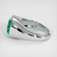 4.09 Ct. Emerald Ring, Platinum 950 4
