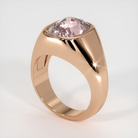 5.28 Ct. Padparadscha Sapphire Ring, 18K Rose Gold 2