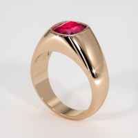 2.02 Ct. Ruby Ring, 18K Rose Gold 2