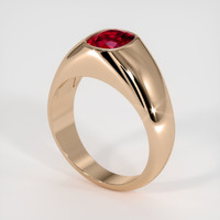 1.64 Ct. Ruby Ring, 18K Rose Gold 2