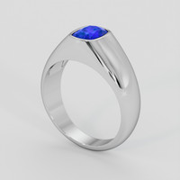 2.03 Ct. Blue Sapphire Ring, 10K White Gold 2