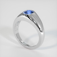 1.57 Ct. Color Change Sapphire Ring, 14K White Gold 2
