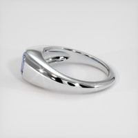 1.20 Ct. Violet Sapphire Ring, 14K White Gold 4