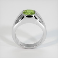 2.53 Ct. Green Sapphire Ring, 14K White Gold 3