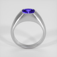 2.84 Ct. Violetish Blue Tanzanite Ring, 18K White Gold 3