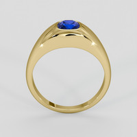1.15 Ct. Blue Sapphire Ring, 10K Yellow Gold 3