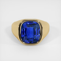 8.02 Ct. Sapphire Ring, 18K Yellow Gold 1