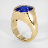 8.02 Ct. Sapphire Ring, 18K Yellow Gold 2