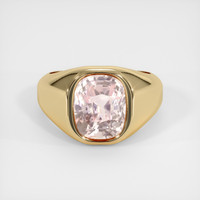 5.28 Ct. Sapphire Ring, 18K Yellow Gold 1