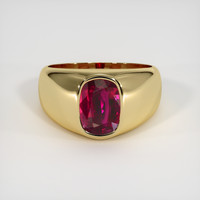 2.77 Ct. Ruby Ring, 18K Yellow Gold 1